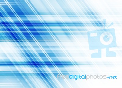 Futuristic Blue Background Stock Image