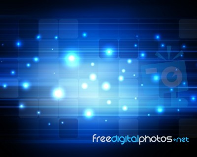 Futuristic Blue Background Stock Image