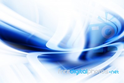 Futuristic Blue Background Stock Image