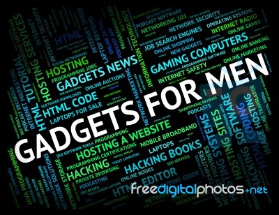 Gadgets For Men Shows Mod Con And Things Stock Image