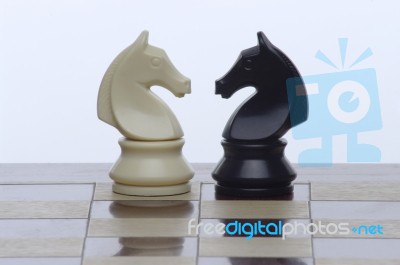 Game Of Chess Stock Photo