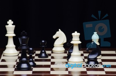 Game Of Chess Stock Photo