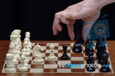 Game Of Chess Stock Photo