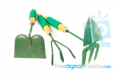 Gardening Groundworks Tools Stock Photo