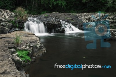 Gardners Falls In Maleny, Sunshine Coast Stock Photo