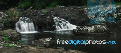 Gardners Falls In Maleny, Sunshine Coast Stock Photo