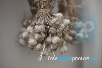 Garlic For Cooking Stock Photo