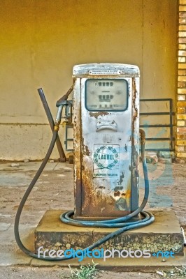 Gas Station In Kliprand In South Africa Stock Photo