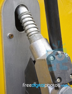 Gasoline Or Petrol Pump Stock Photo