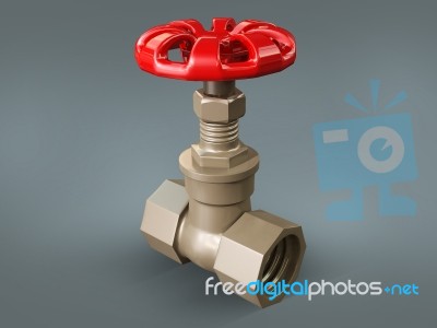 Gate Valve Stock Image