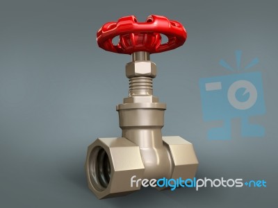 Gate Valve Stock Image