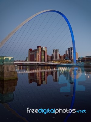 Gateshead, Tyne And Wear/uk - January 20 : View Of The Millenniu… Stock Photo