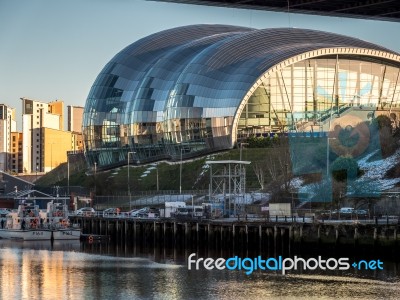 Gateshead, Tyne And Wear/uk - January 20 : View Of The Sage Buil… Stock Photo