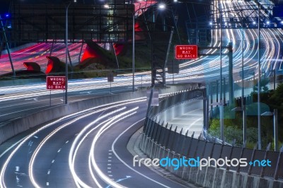 Gateway Bridge Motorway In Brisbane Stock Photo