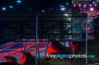 Gateway Bridge Motorway In Brisbane Stock Photo