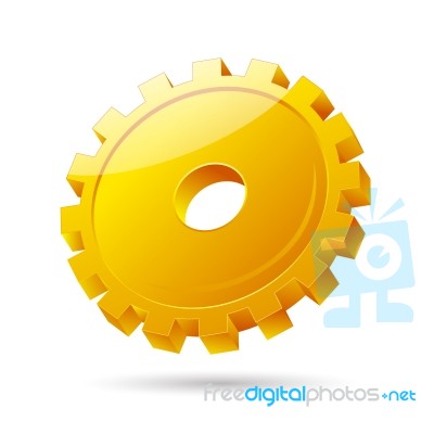 Gear Icon Stock Image