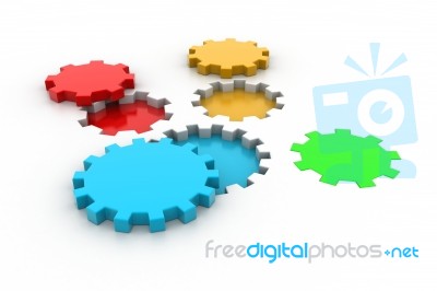 Gear, Technology Concept Stock Image