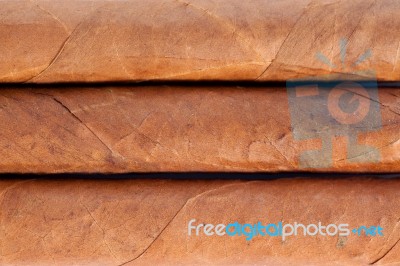 Genuine Cuban Cigars Stock Photo