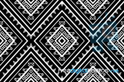 Geometric Ethnic Pattern Stock Image