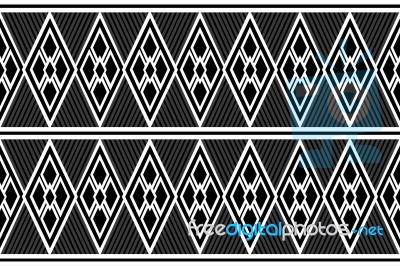 Geometric Ethnic Pattern Stock Image