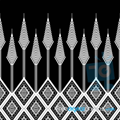 Geometric Ethnic Pattern Stock Image