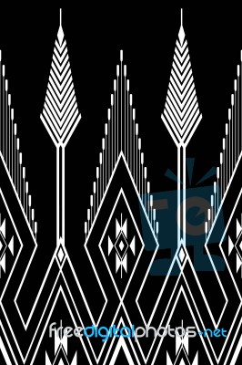 Geometric Ethnic Pattern Stock Image