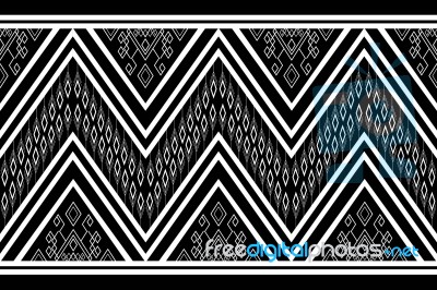 Geometric Ethnic Pattern  Design For Background Or Wallpaper Stock Image