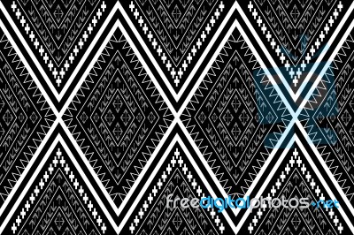 Geometric Ethnic Pattern  Design For Background Or Wallpaper Stock Image