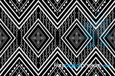 Geometric Ethnic Pattern  Design For Background Or Wallpaper Stock Image