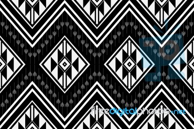 Geometric Ethnic Pattern  Design For Background Or Wallpaper Stock Image