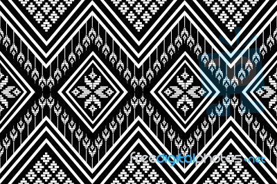 Geometric Ethnic Pattern  Design For Background Or Wallpaper Stock Image