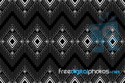 Geometric Ethnic Pattern  Design For Background Or Wallpaper Stock Image