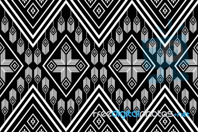 Geometric Ethnic Pattern  Design For Background Or Wallpaper Stock Image