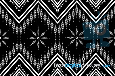 Geometric Ethnic Pattern  Design For Background Or Wallpaper Stock Image