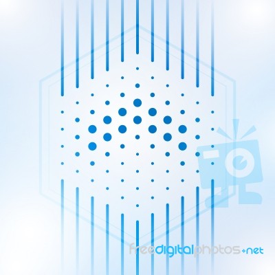 Geometric Network Abstract Background With Connected Line Stock Image