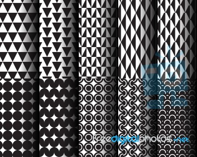 Geometric Style Pattern 001 Stock Image