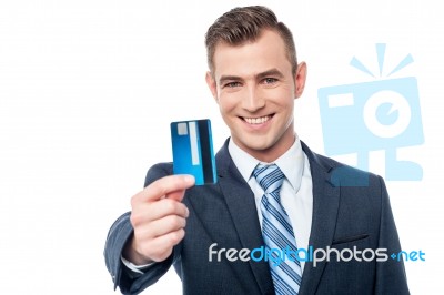 Get Your New Credit Card ! Stock Photo