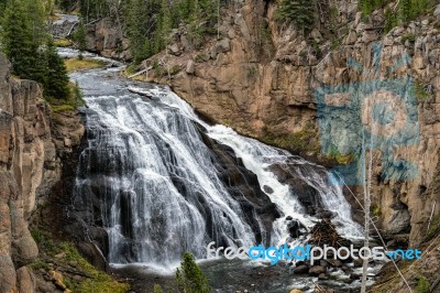 Gibbon Falls Stock Photo