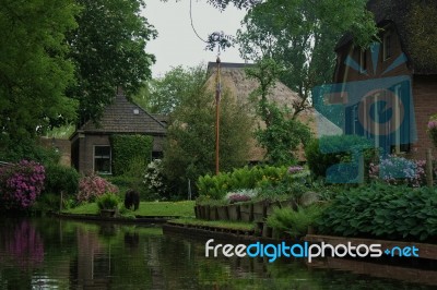 Giethoorn Stock Photo