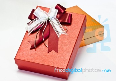 Gift Box For Celebration Stock Photo