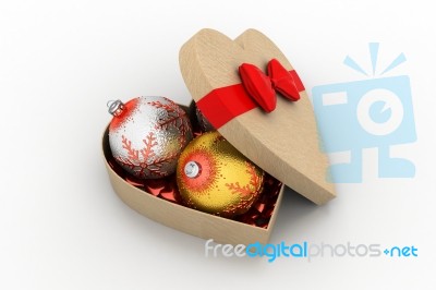 Gift Box With Bubble Stock Image