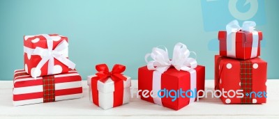 Gift Boxes Stock Photo