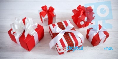 Gift Boxes Stock Photo