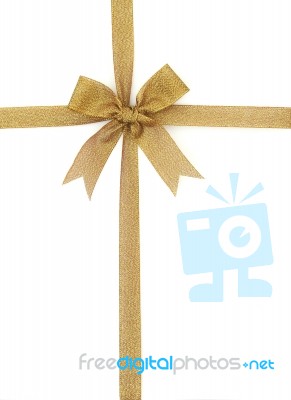 Gift Ribbon And Bow Stock Photo