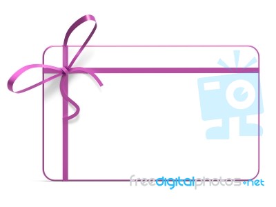 Gift Tag Represents Blank Space And Copy-space Stock Image