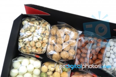 Gifts Of Nuts Stock Photo