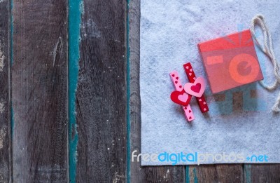 Gifts On A White Cloth Stock Photo