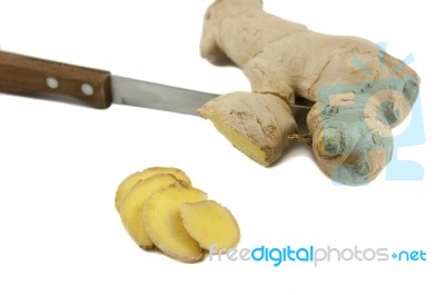 Ginger Root Stock Photo