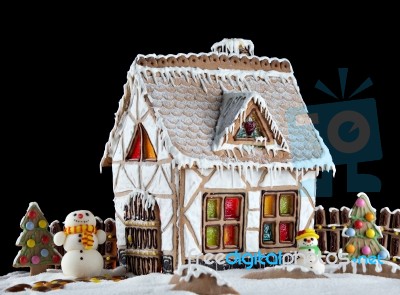 Gingerbread House Stock Photo