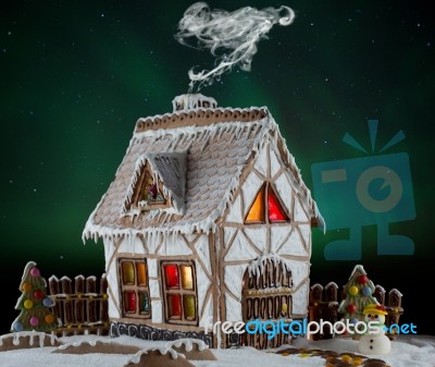 Gingerbread House Stock Photo